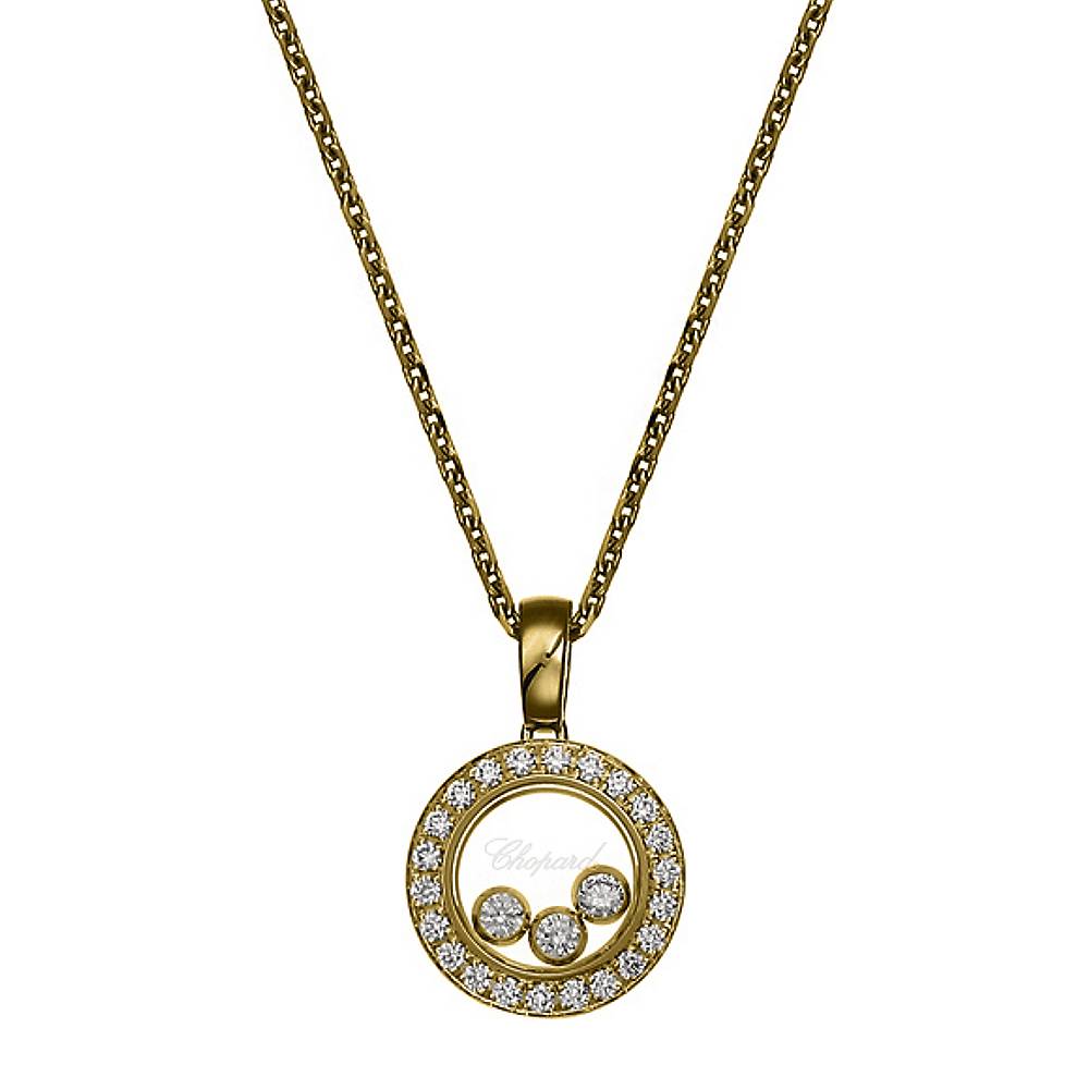 Chopard Happy Diamonds Rose Gold Floating Diamond Pendant Necklace at  1stDibs | chopard necklace floating diamond, chopard floating diamonds  necklace, chopard floating diamond necklace