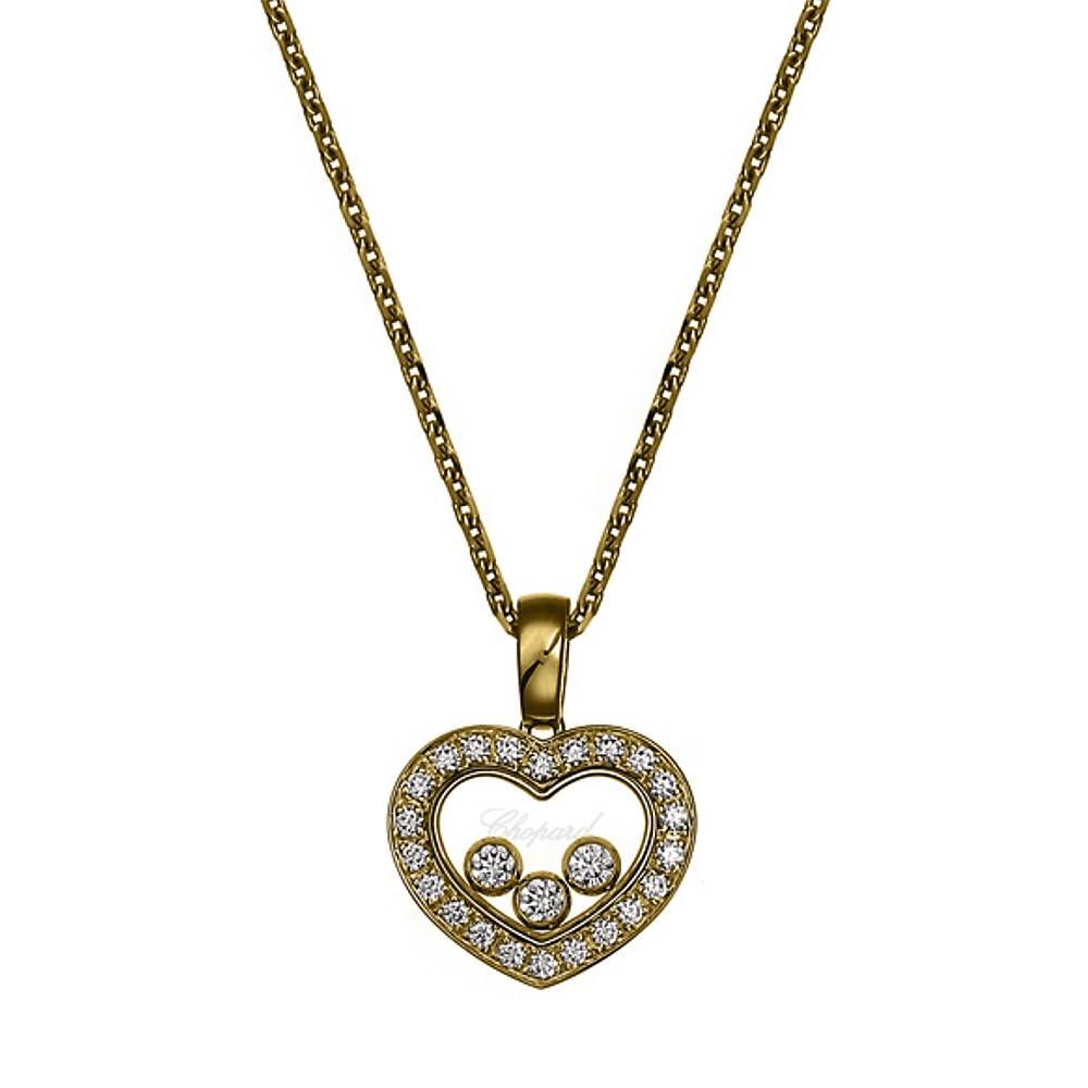 Pendant Chopard Happy Diamonds Icons Heart | Mobius Luxury