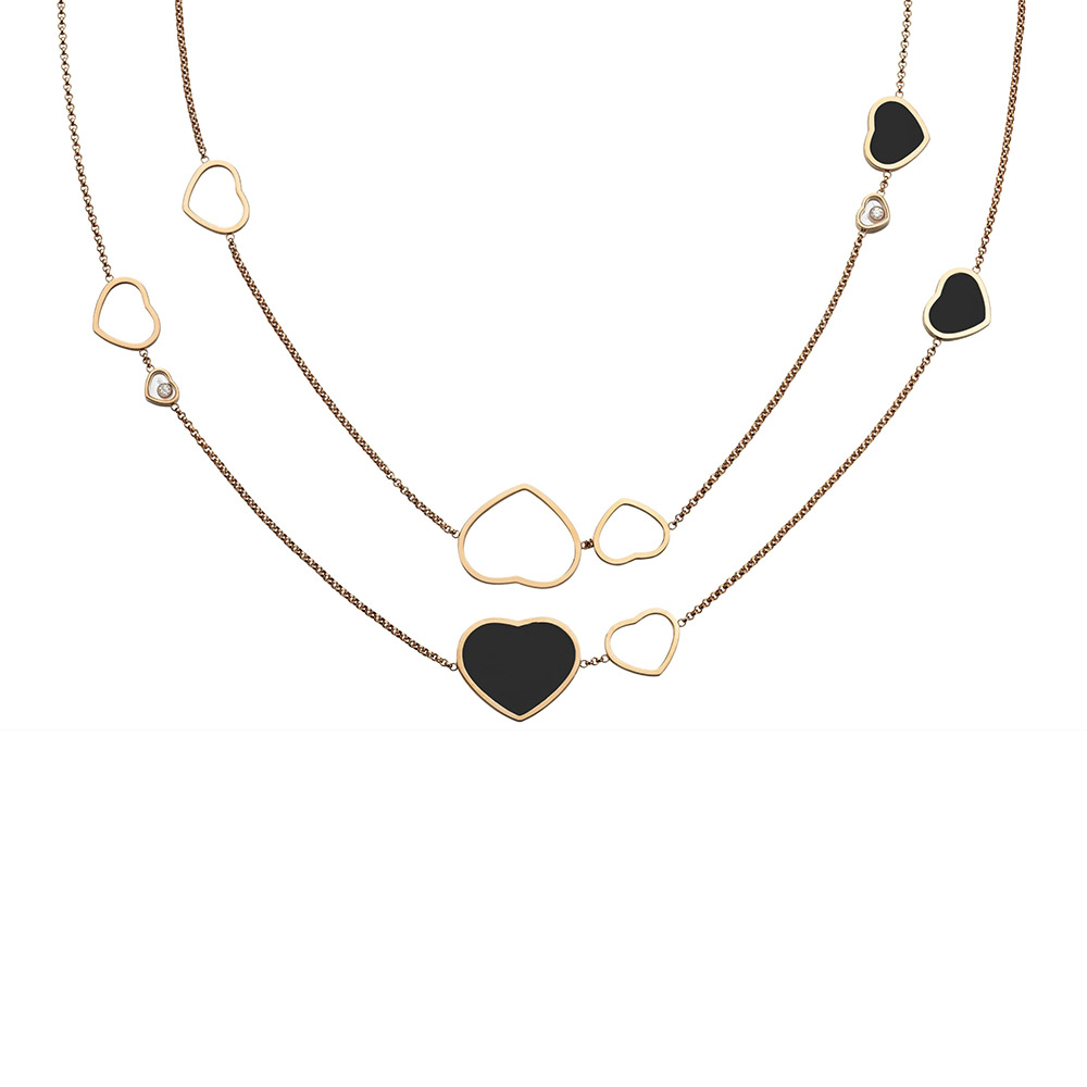 Necklace Chopard Happy Hearts