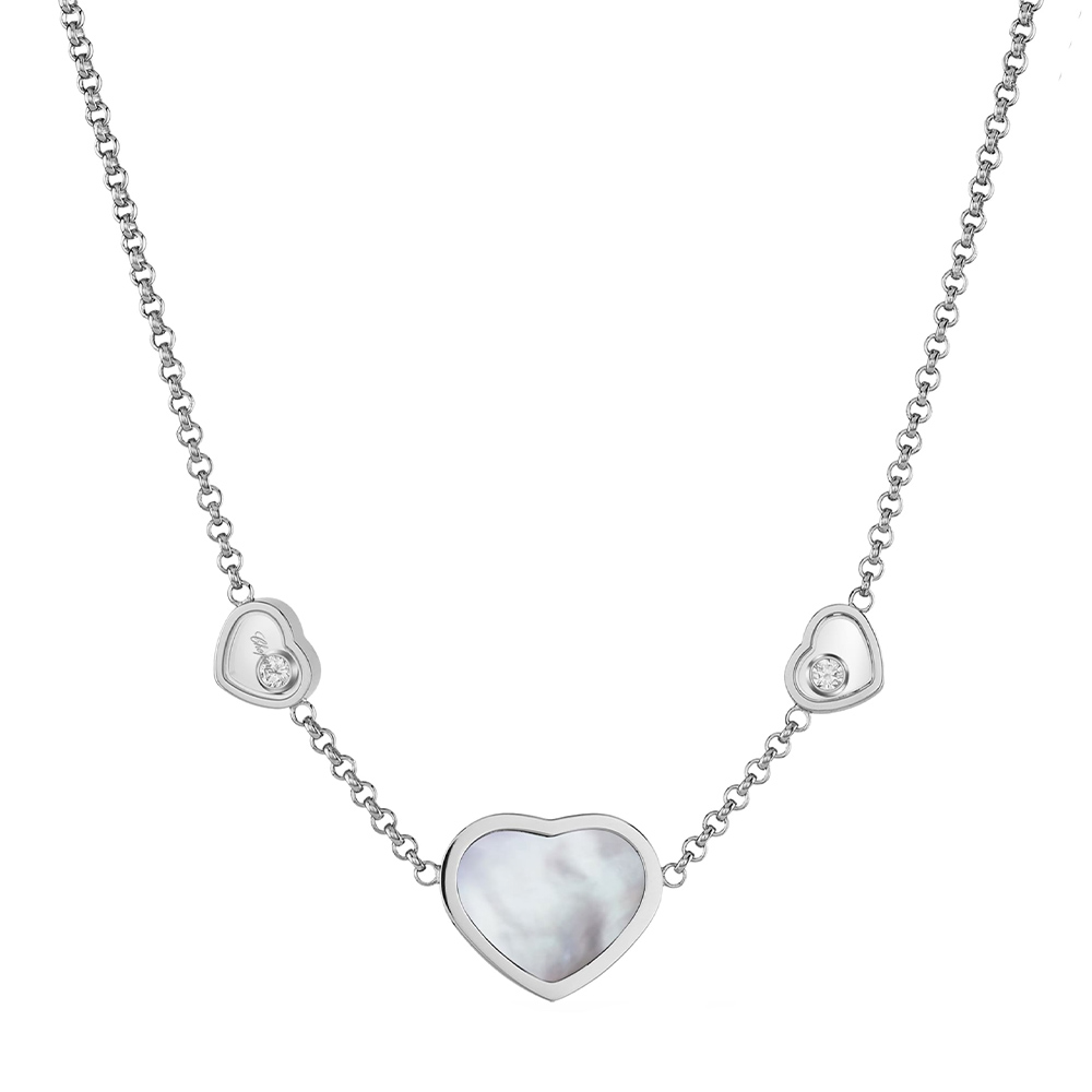 Necklace Chopard Happy Hearts