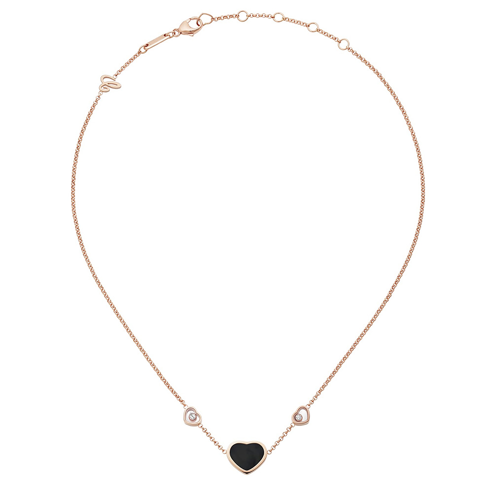 Necklace Chopard Happy Hearts