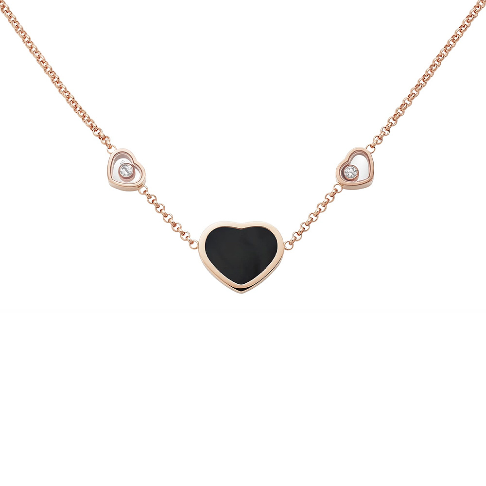 Necklace Chopard Happy Hearts