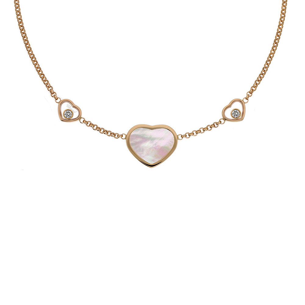 Necklace Chopard Happy Hearts