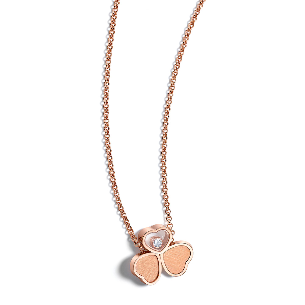 Necklace Chopard Happy Hearts