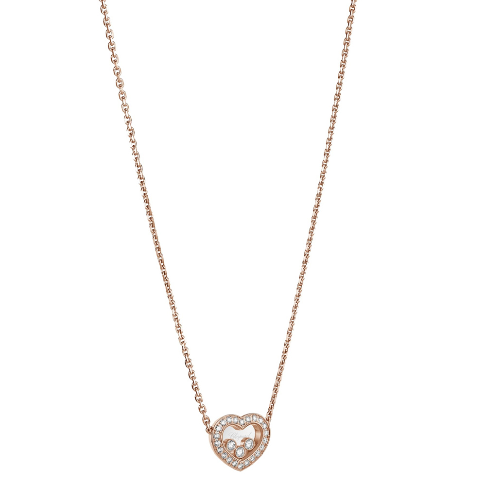 Necklace Chopard Happy Diamonds