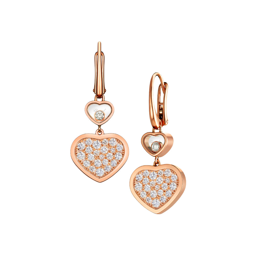 Earrings Chopard Happy Hearts