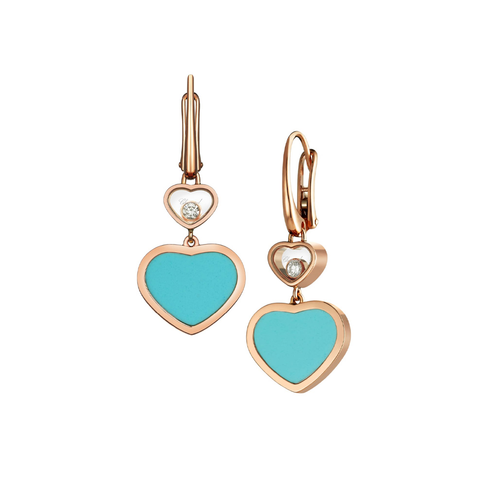 Earrings Chopard Happy Hearts