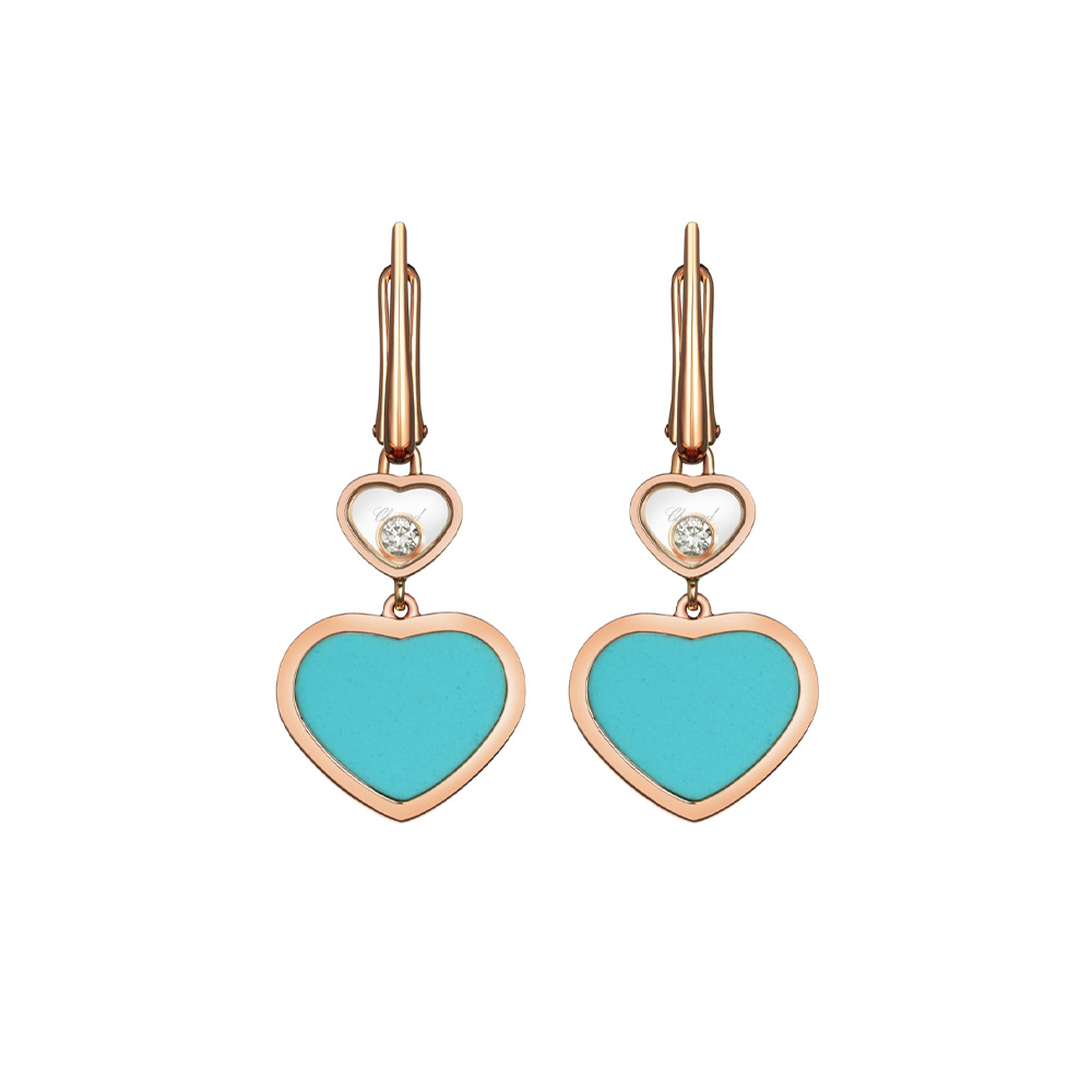 Earrings Chopard Happy Hearts