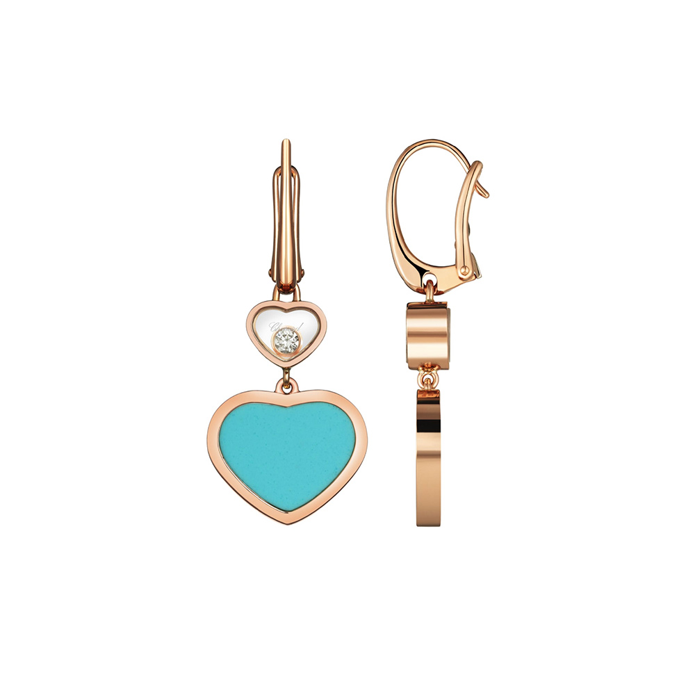 Earrings Chopard Happy Hearts