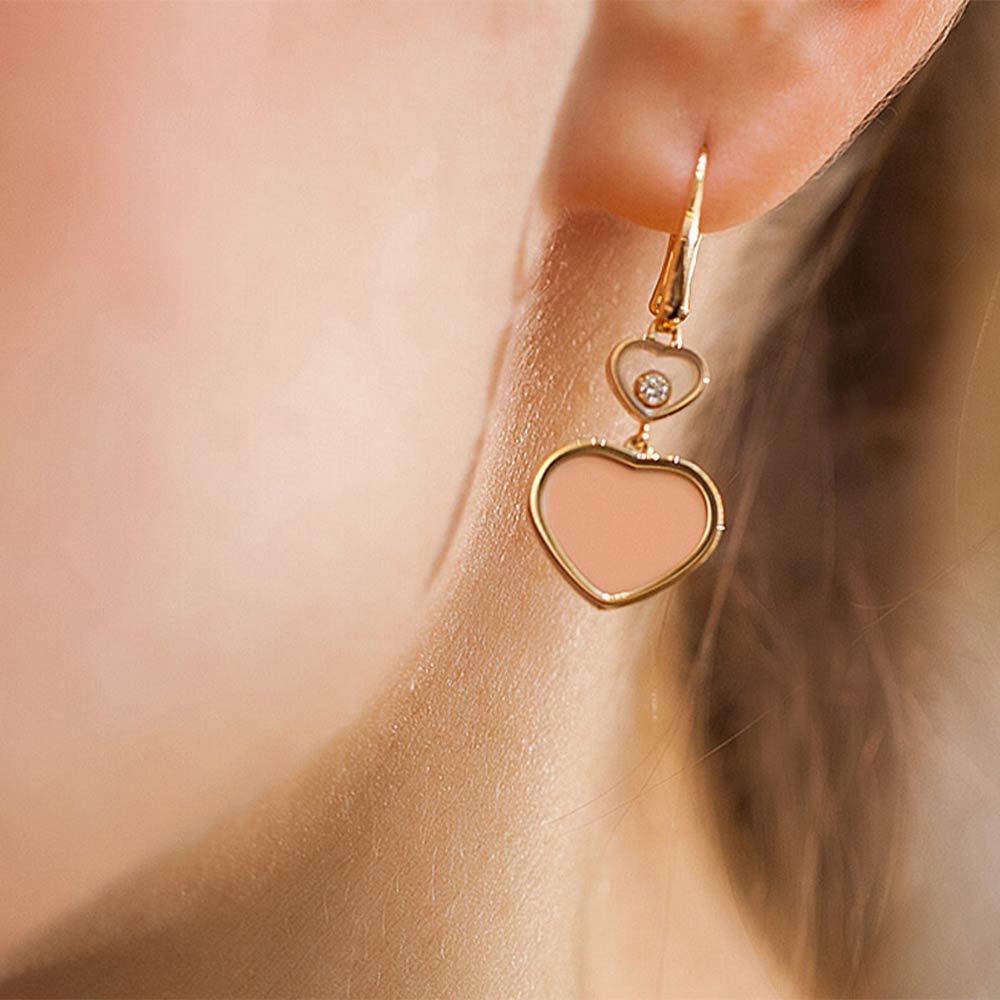 Earrings Chopard Happy Hearts