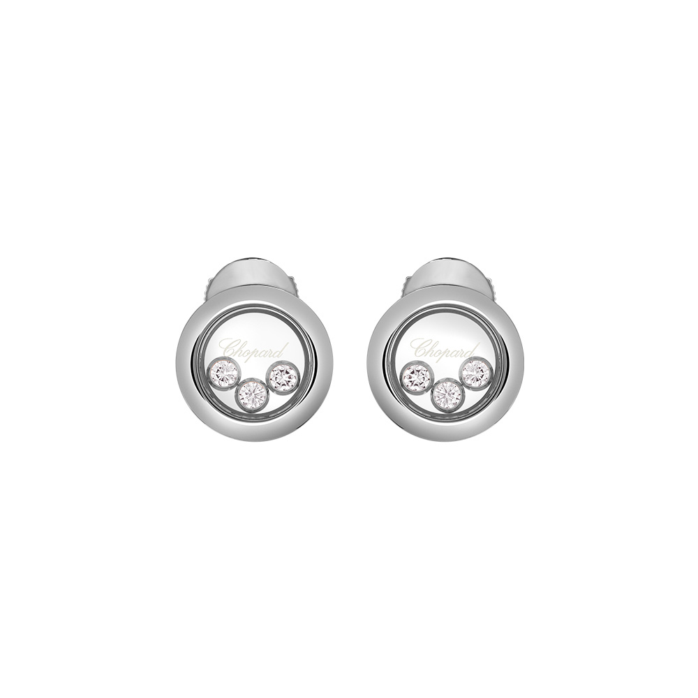 Auskari Chopard Happy Diamonds Icons Round
