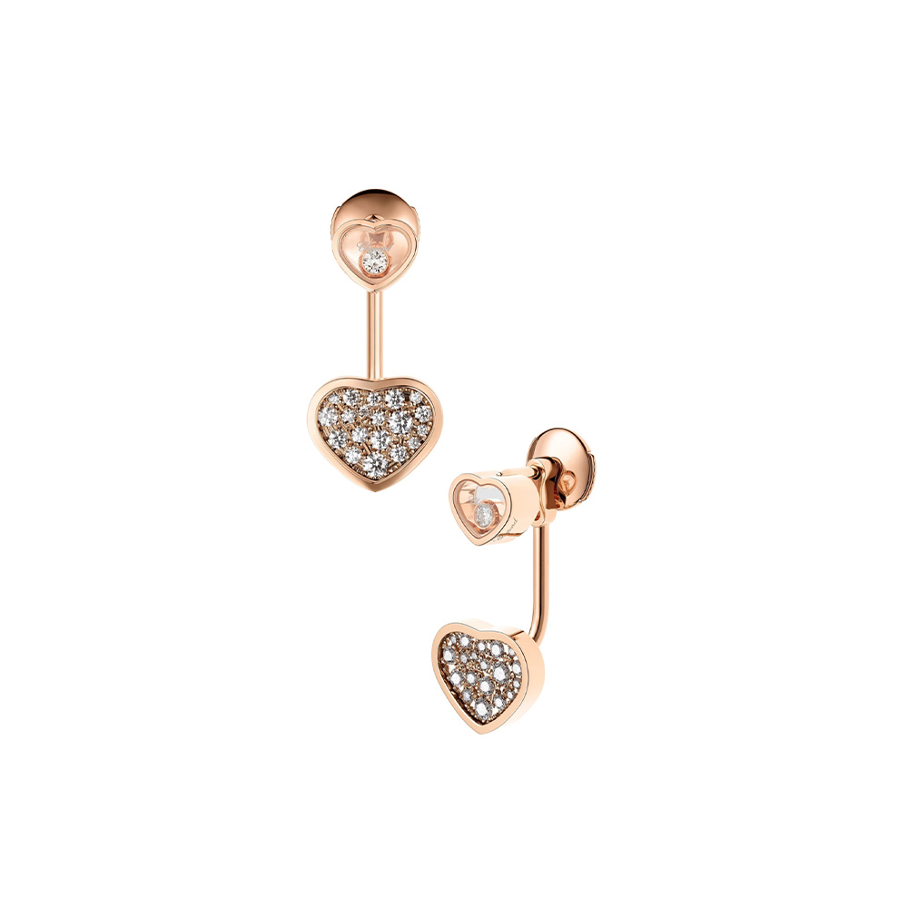 Earrings Chopard Happy Hearts