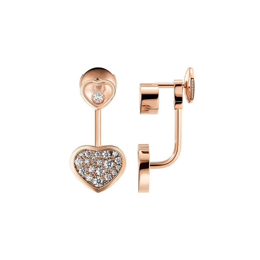 Earrings Chopard Happy Hearts