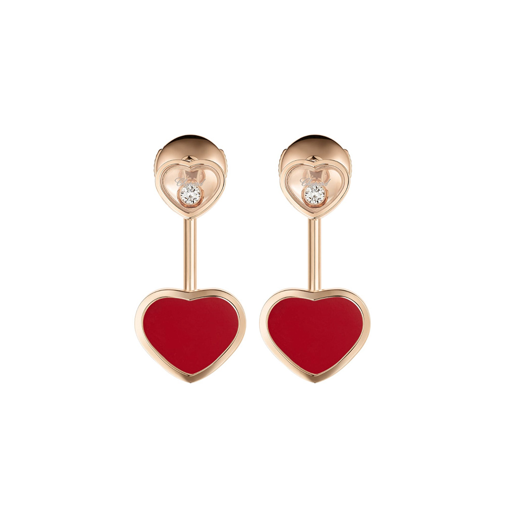 Earrings Chopard Happy Hearts