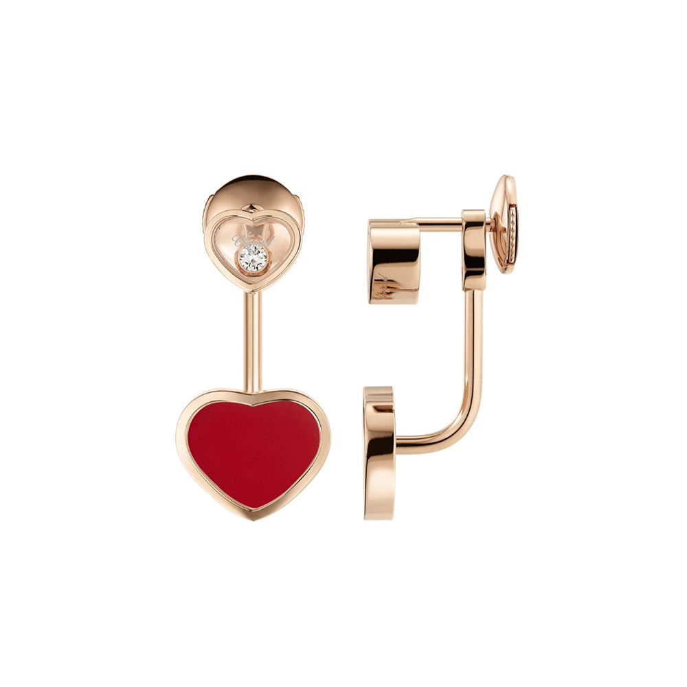 Earrings Chopard Happy Hearts