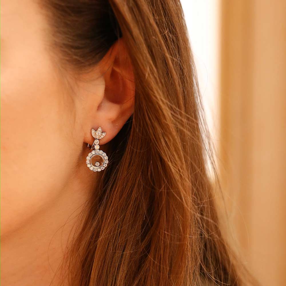 Earrings Chopard Happy Diamonds