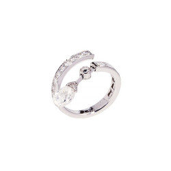 Обручальное кольцо Chaumet Dentelle de Givre с бриллиантами