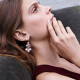 Earrings Chaumet Hortensia with diamonds