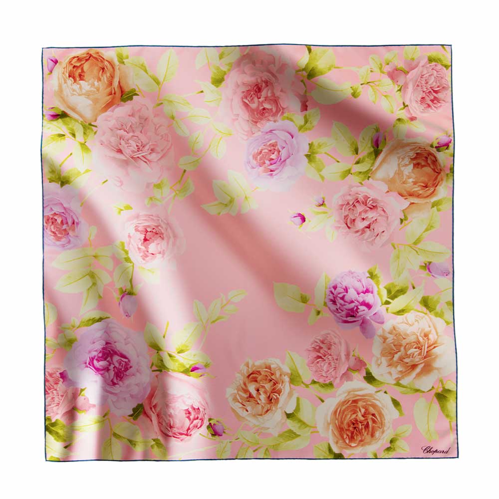 Scarf Chopard Rose De Caroline