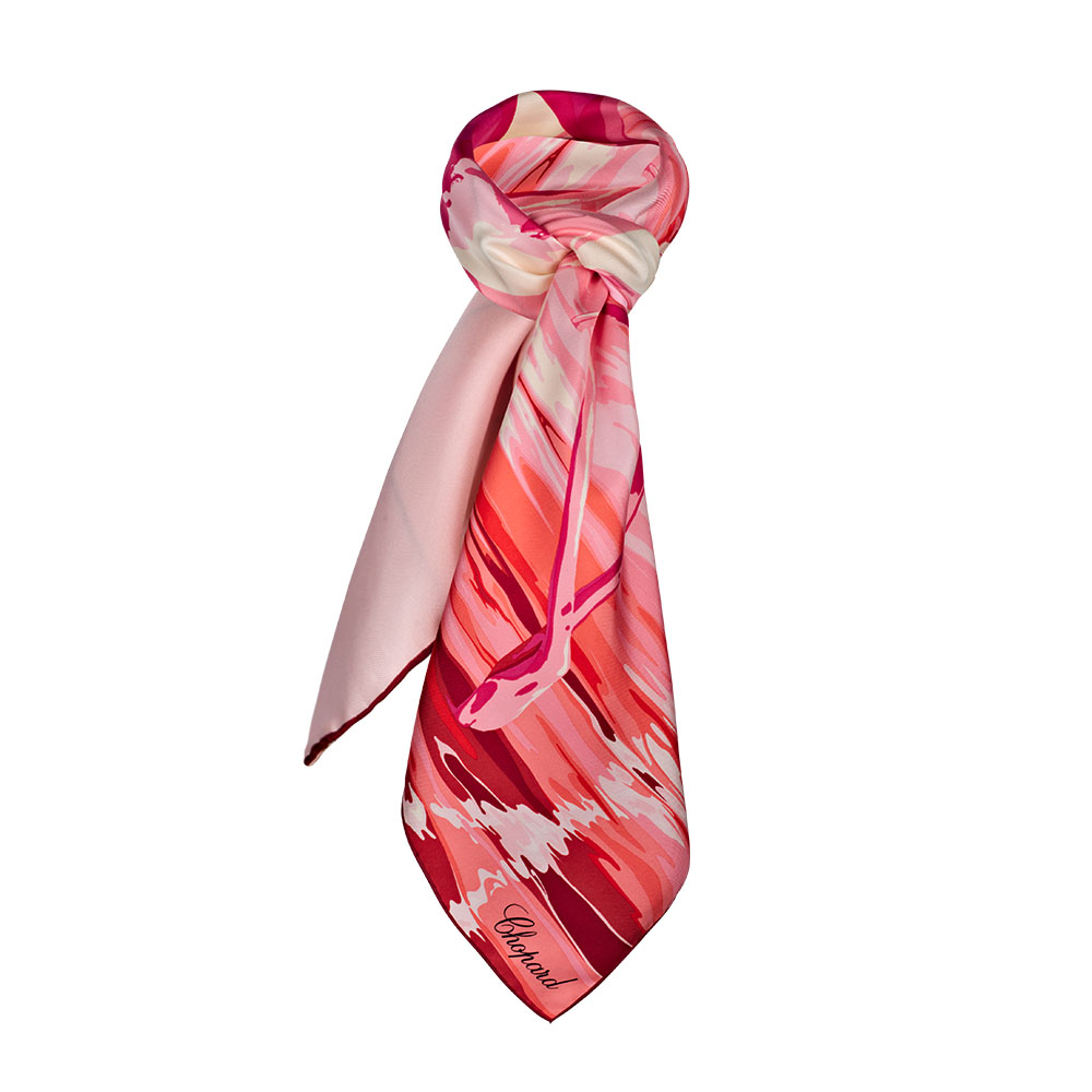 Scarf Chopard Flamingo