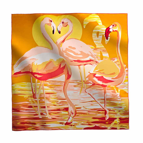Scarf Chopard Flamingo