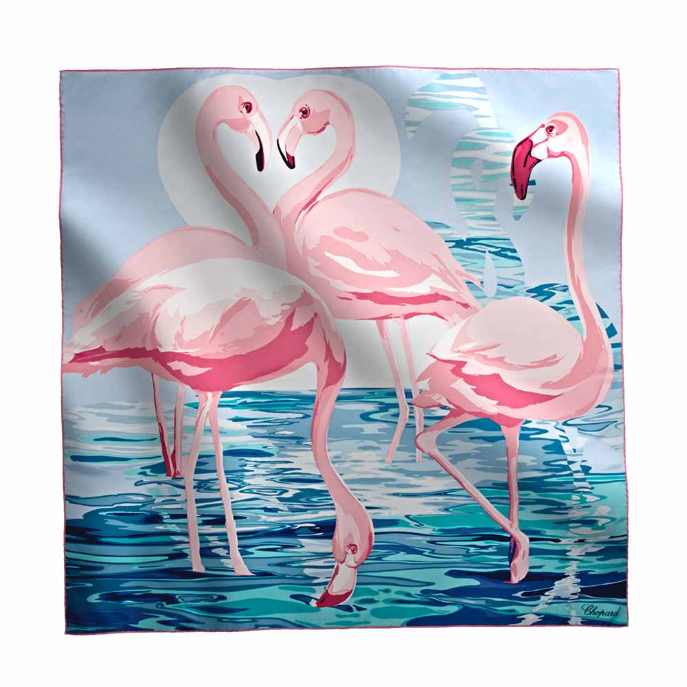 Scarf Chopard Flamingo