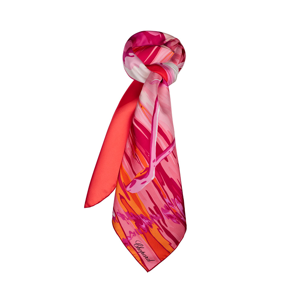 Scarf Chopard Flamingo