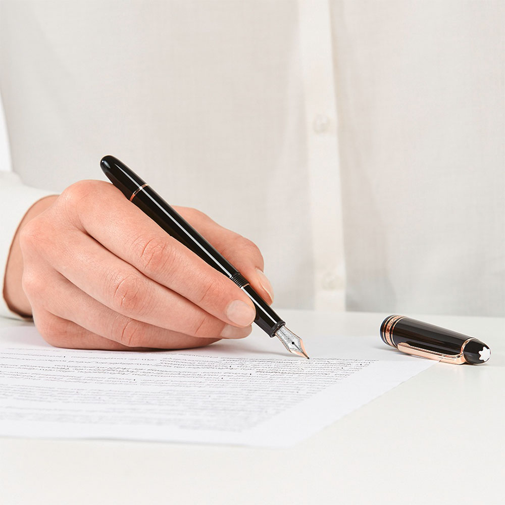 Fountain pen Montblanc Meisterstück Rose Gold-Coated Classique, M