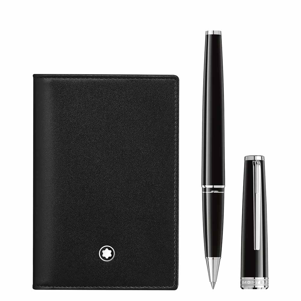 Rollerball pen Montblanc Set PIX Black