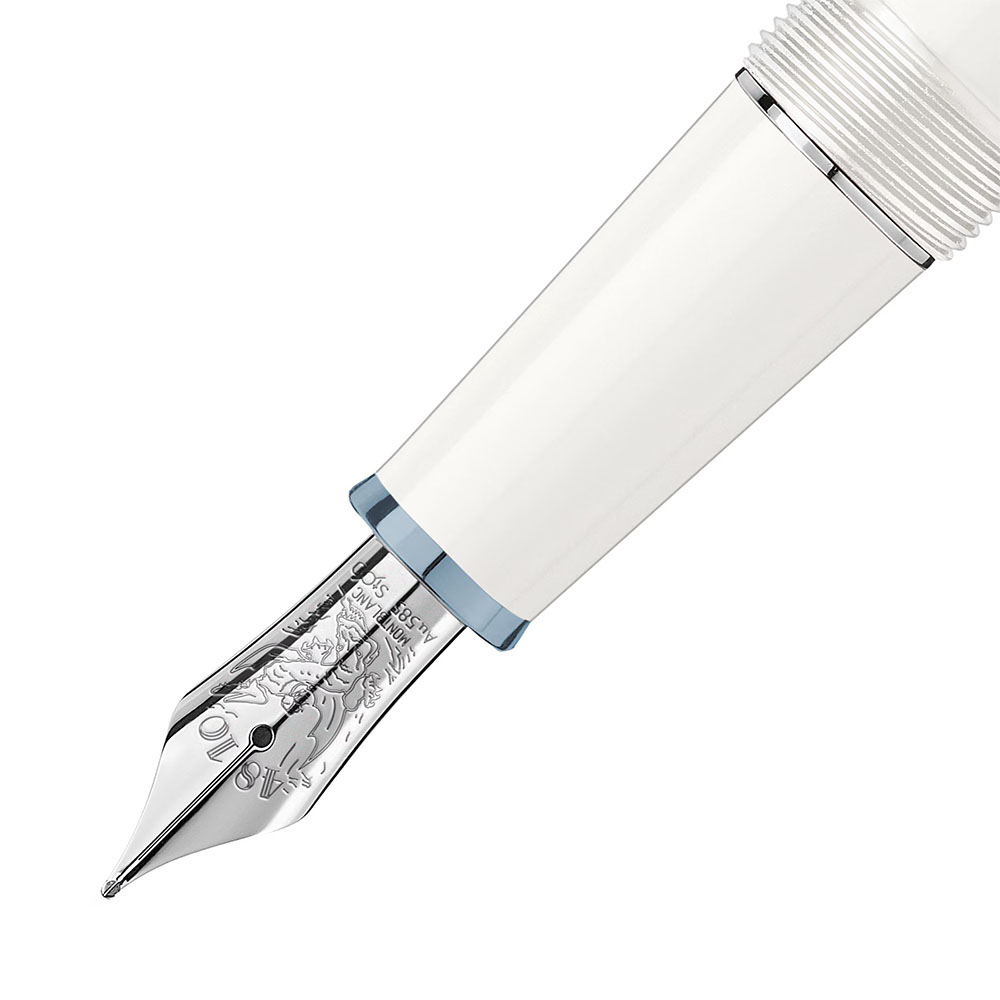 Fountain Pen Montblanc Meisterstück Glacier White, F