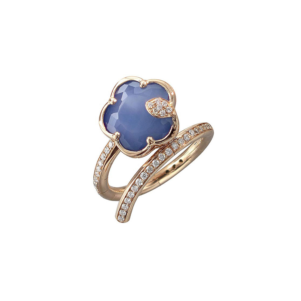 Pasquale Bruni - Petit Joli Blue Moon Ring with Diamonds