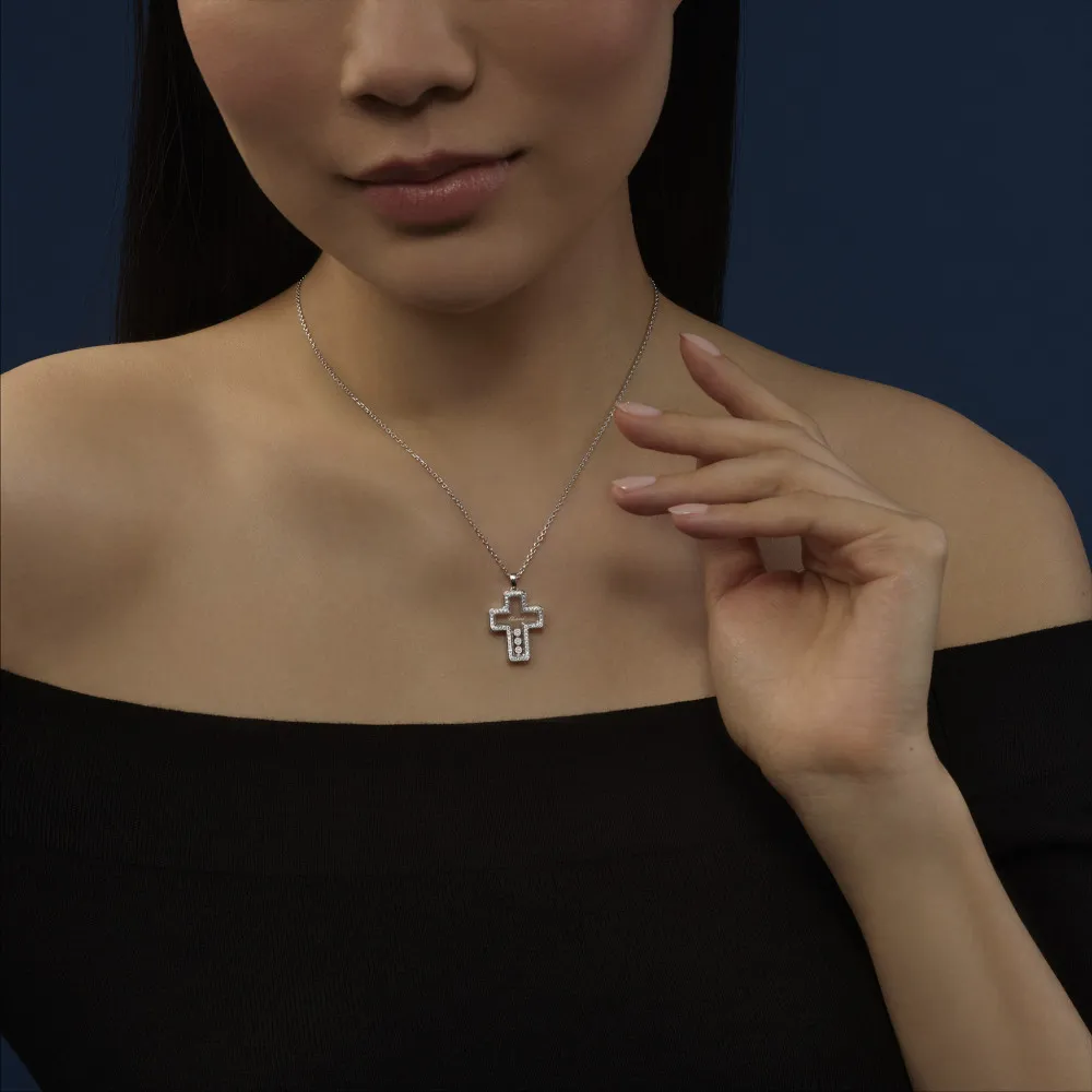 Pendant Chopard Happy Diamonds Cross