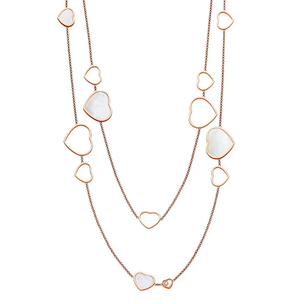 Necklace Chopard Happy Hearts