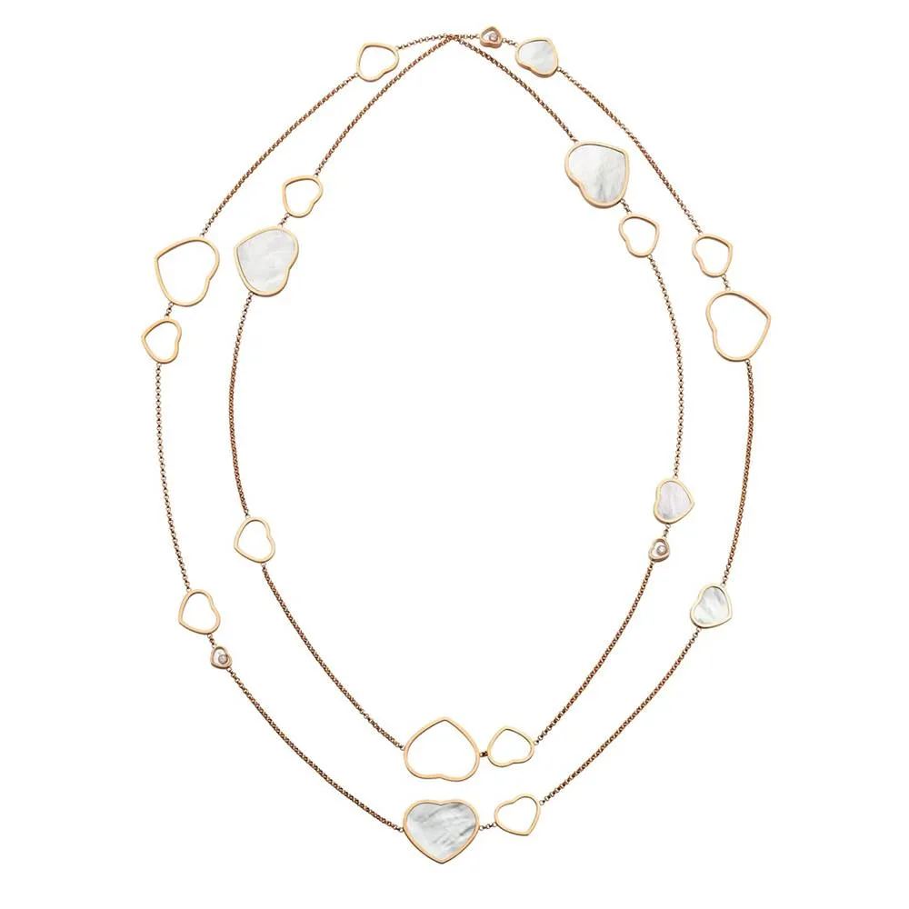 Necklace Chopard Happy Hearts