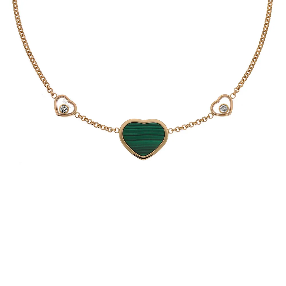 Necklace Chopard Happy Hearts