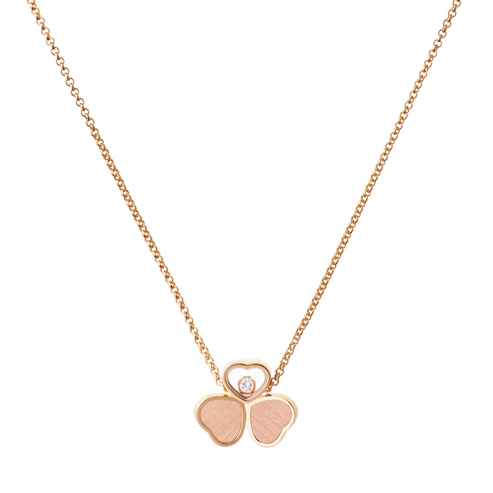 Necklace Chopard Happy Hearts