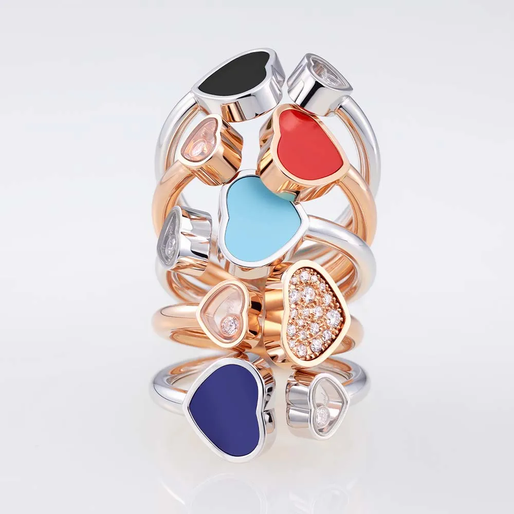 Gredzens Chopard Happy Hearts