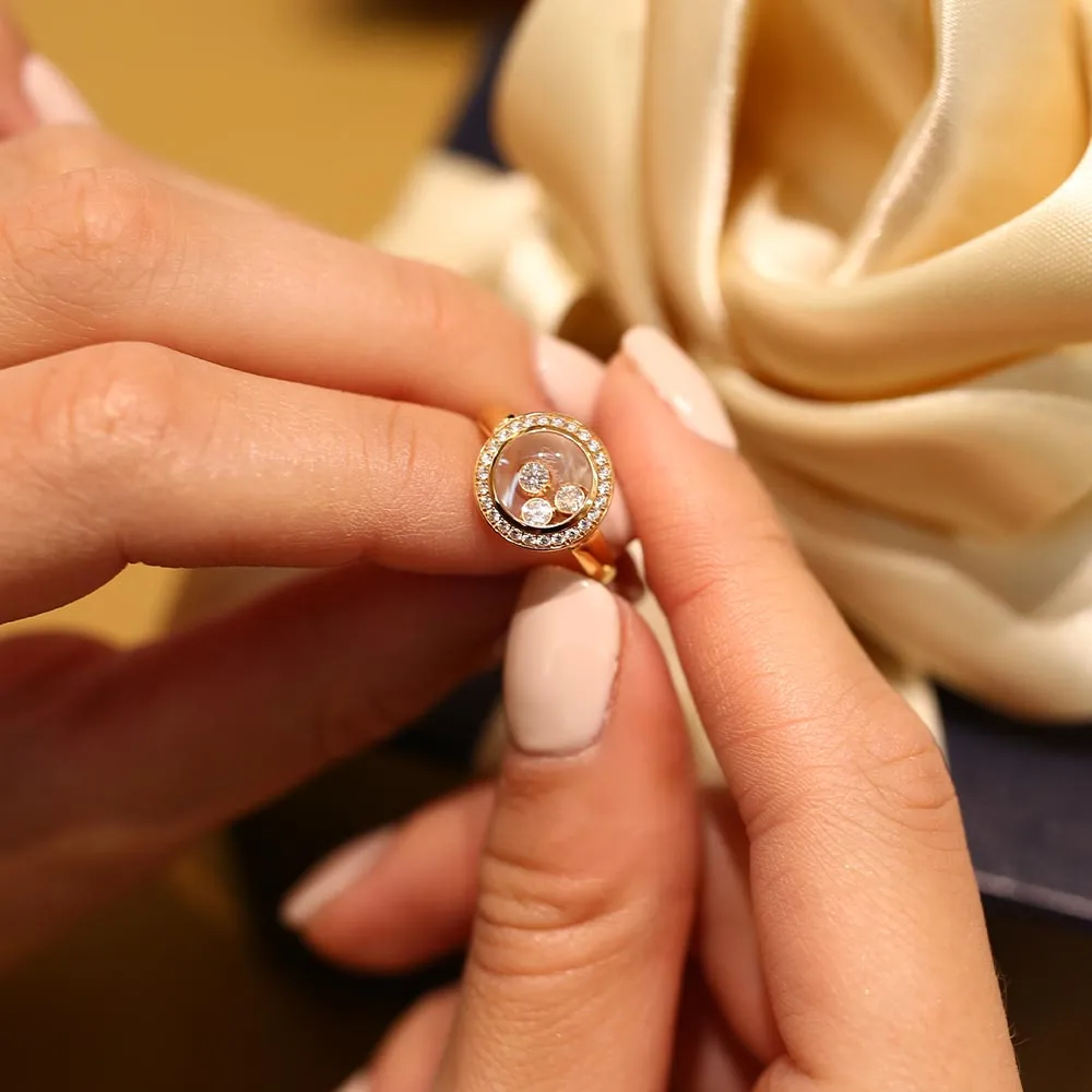 Кольцо Chopard Happy Diamonds Happy Curves