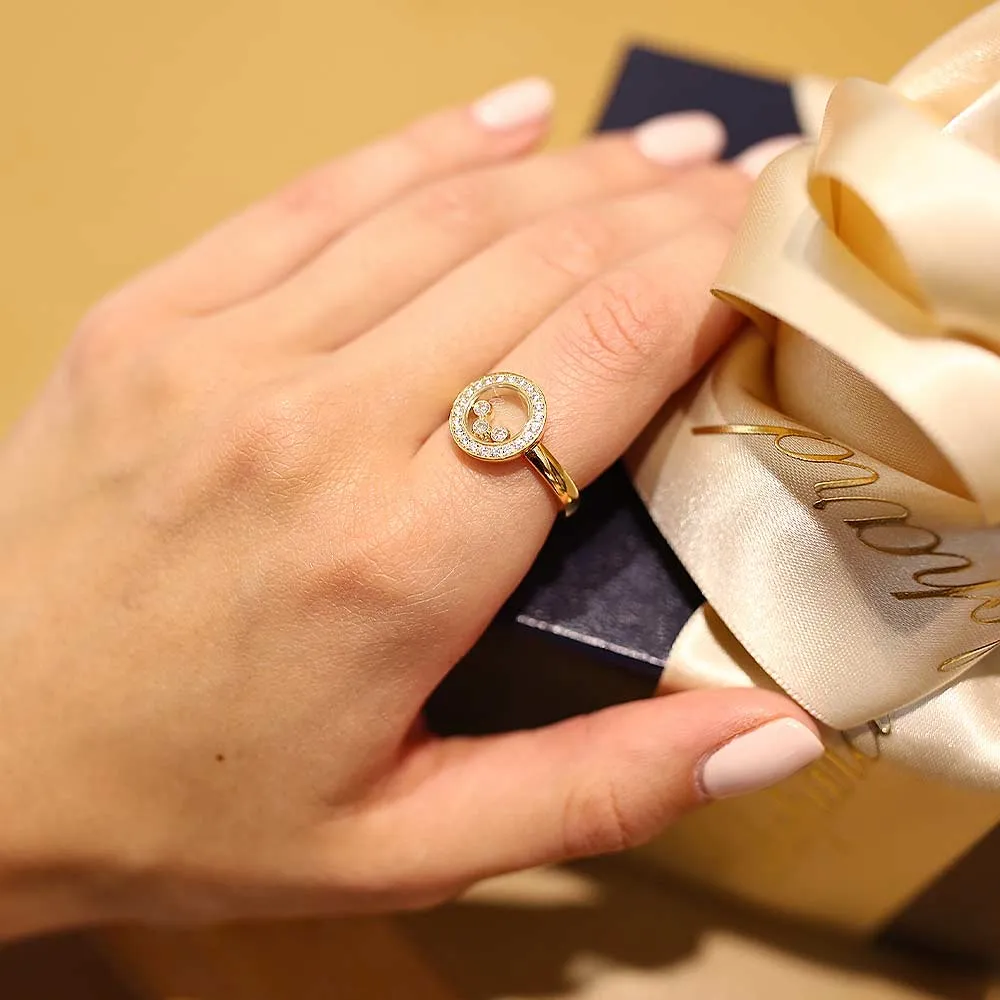 Кольцо Chopard Happy Diamonds Icons Round