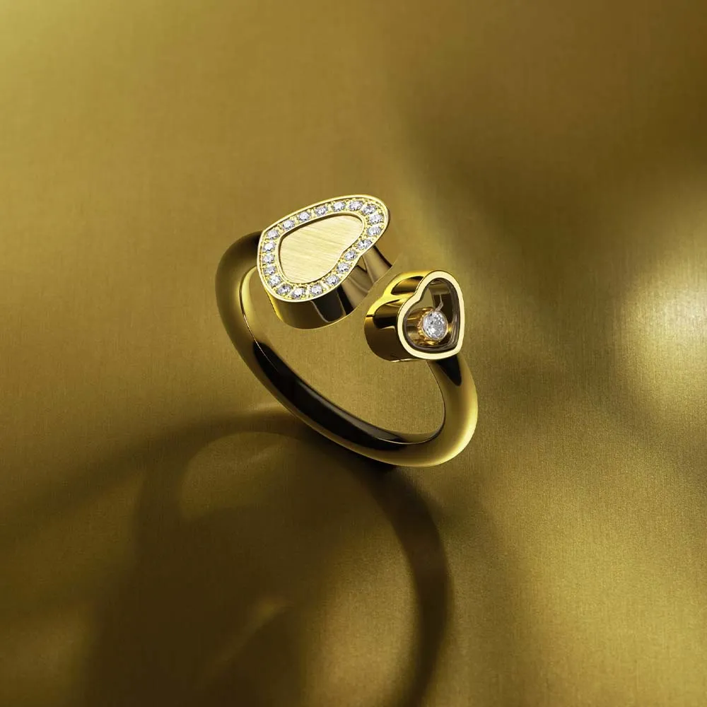 Кольцо Chopard Happy Hearts