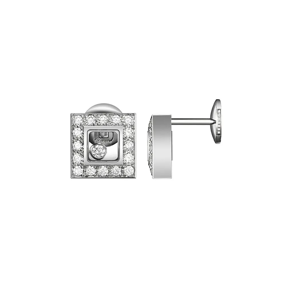 Серьги Chopard Happy Diamonds Icons Square