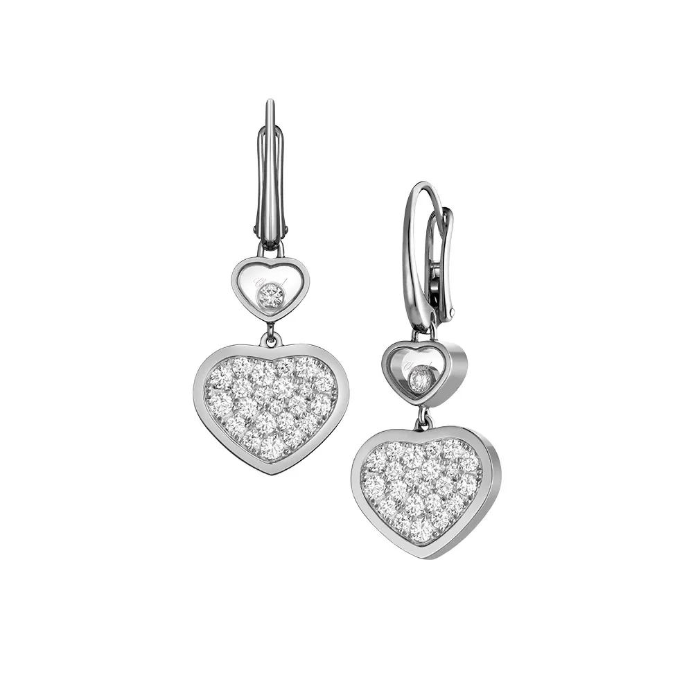 Серьги Chopard Happy Hearts