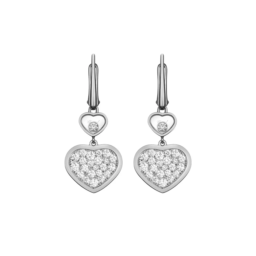 Серьги Chopard Happy Hearts