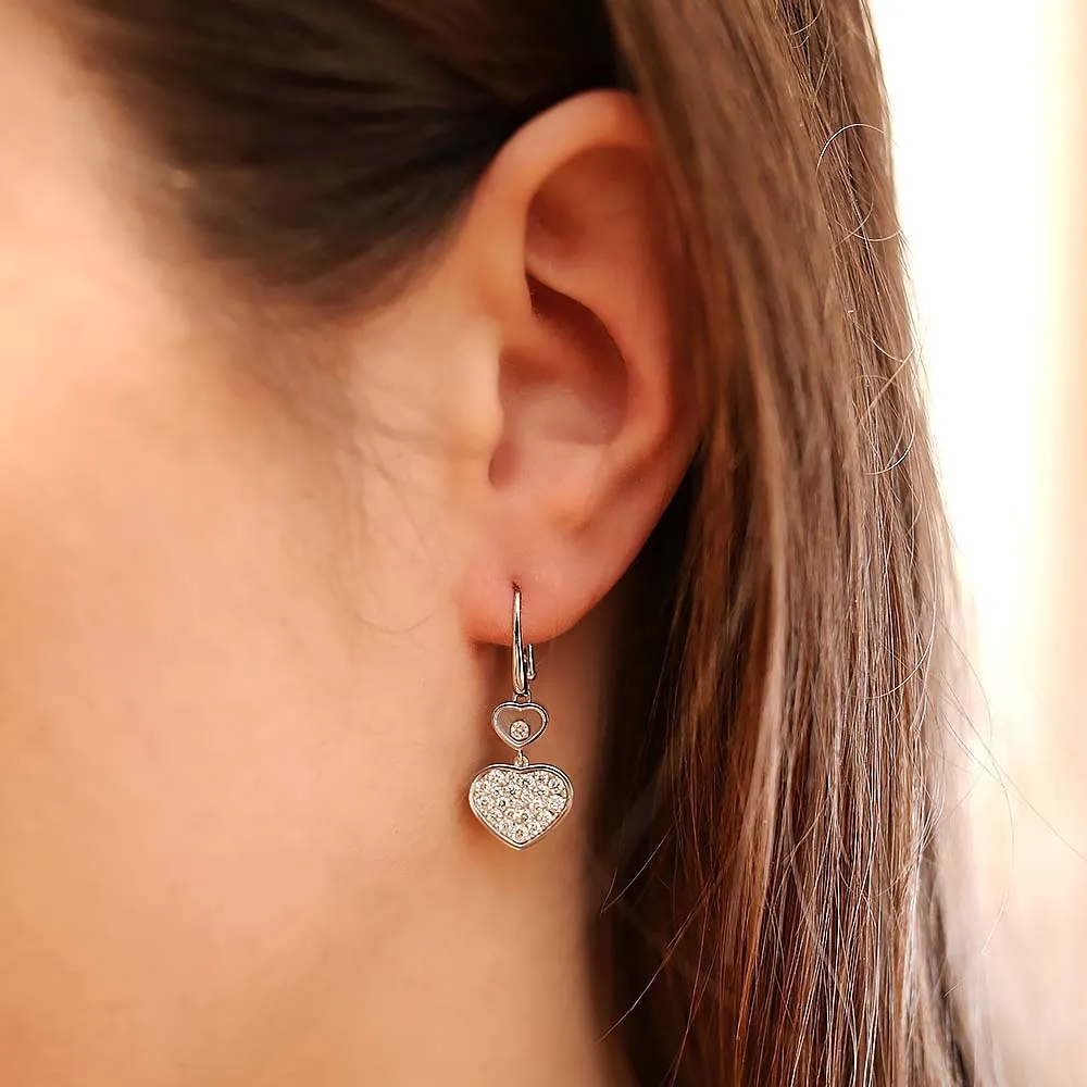 Серьги Chopard Happy Hearts