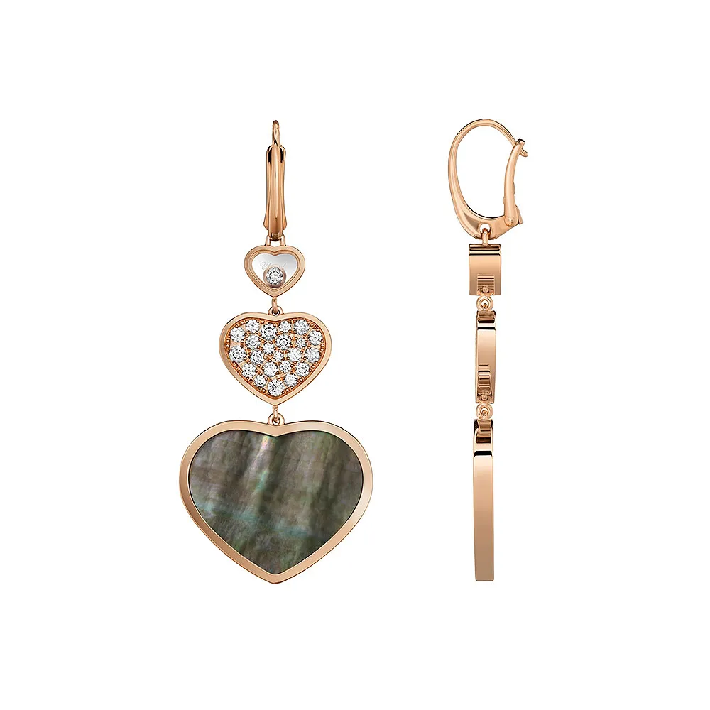 Earrings Chopard Happy Hearts