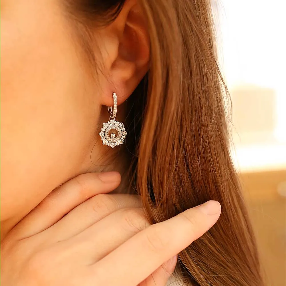Серьги Chopard Happy Diamonds