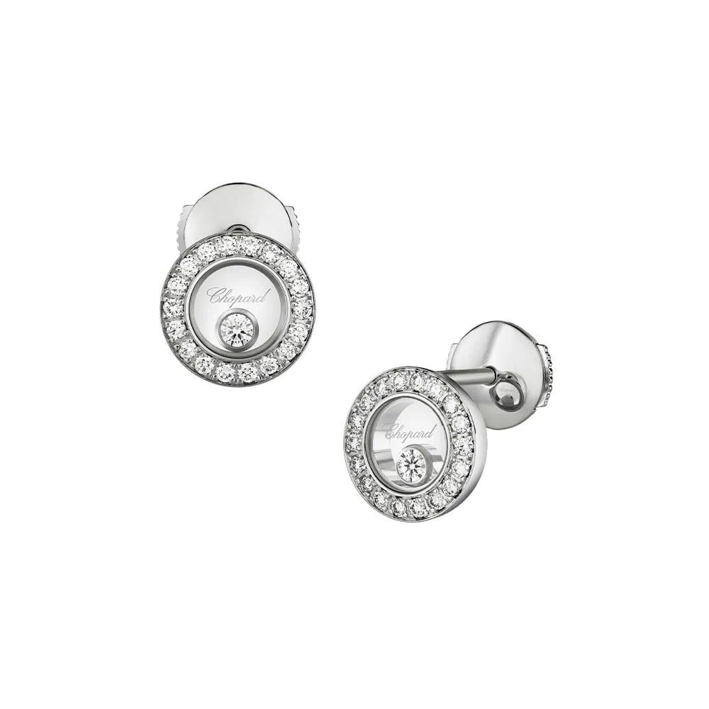 Серьги Chopard Happy Diamonds Icons Round
