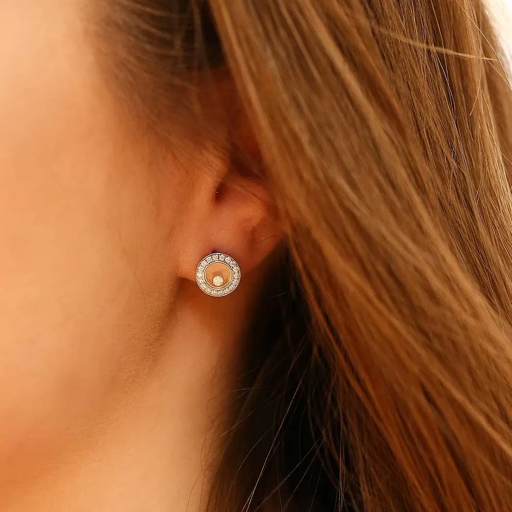 Серьги Chopard Happy Diamonds Icons Round