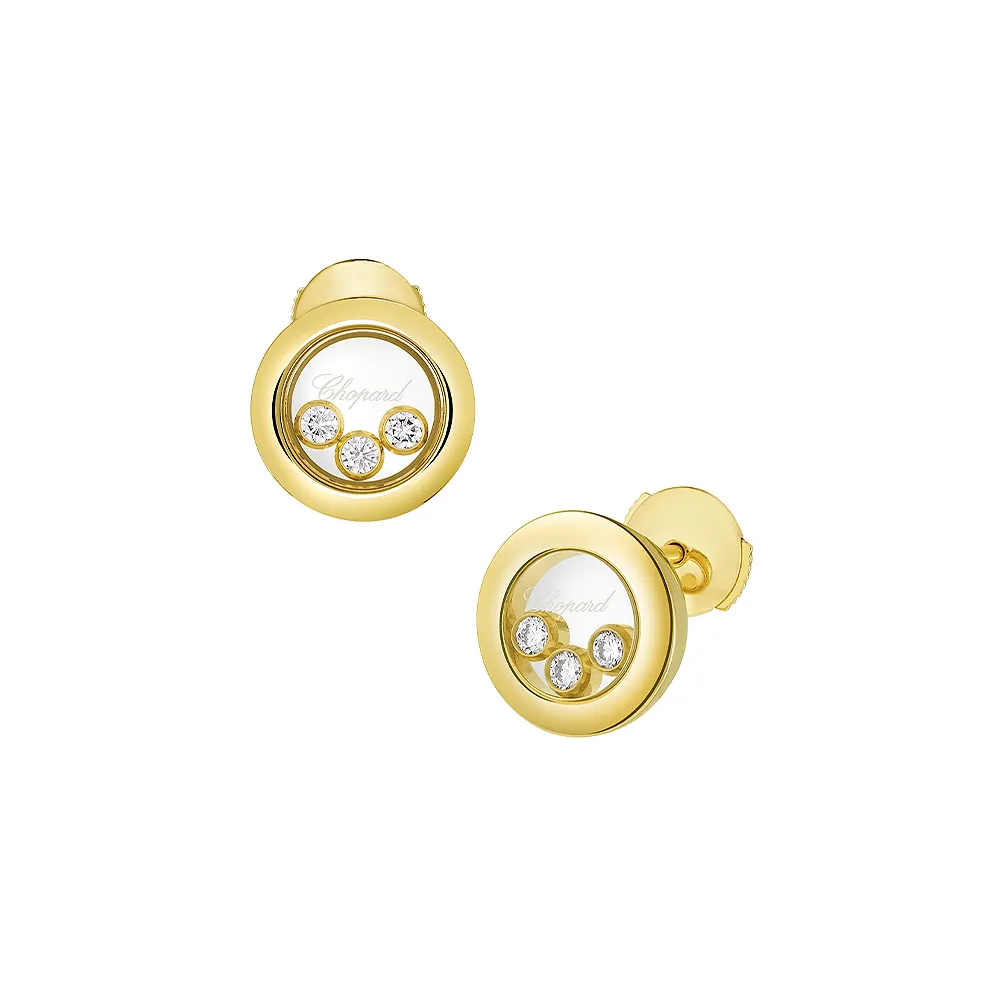 Серьги Chopard Happy Diamonds Icons Round