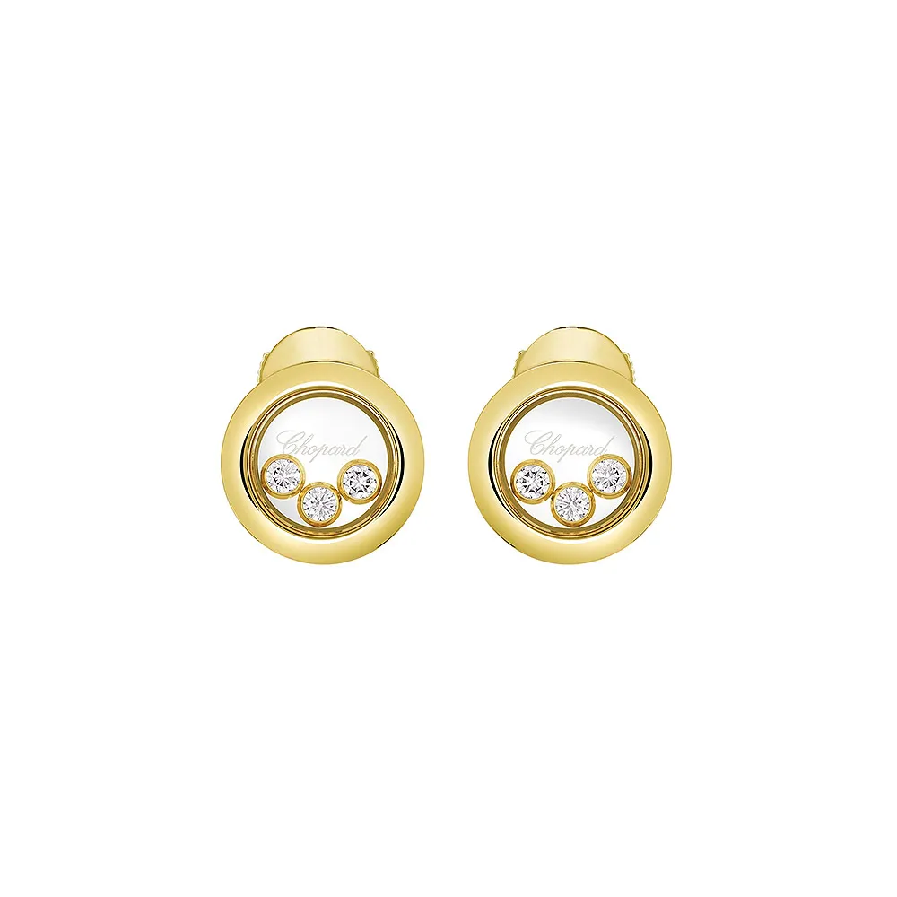 Серьги Chopard Happy Diamonds Icons Round